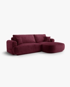 COLTAR EXTENSIBIL ELLA, PE DREAPTA, VISINIU, 271X174 CM, TAPITAT CU TAPITERIE DIN TEXTIL STRUCTURAT SORELLA, MICADONI - Img 2