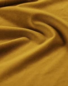 COLTAR EXTENSIBIL KAELLE, 252 CM, PE STANGA, GALBEN, CU TAPITERIE DIN TEXTIL CATIFEA BLUVEL, MICADONI - Img 6