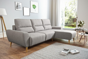 COLTAR EXTENSIBIL MOON GRI DIN LEMN SI TEXTIL - Img 3