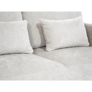 COLTAR FIX IN FORMA DE L STANGA, 300CM, CONFECTIONAT DIN MATERIAL TIP CHENILLE, GRI DESCHIS, JACOBS, STIL MODERN - Img 3