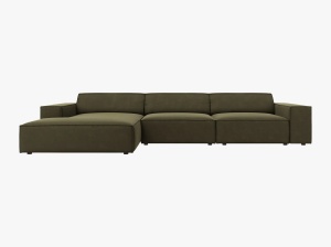COLTAR JODIE, STANGA, 4 LOCURI, 284 CM, DIVERSE CULORI SI MATERIALE, DESIGN DEOSEBIT - Img 5