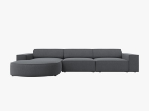 COLTAR JODIE, STANGA, 4 LOCURI, 284 CM, DIVERSE CULORI SI MATERIALE, DESIGN DEOSEBIT
