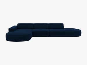 COLTAR JODIE, STANGA, 4 LOCURI, 342 CM, DIVERSE CULORI SI MATERIALE, DESIGN DEOSEBIT - Img 7