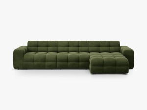COLTAR KENDAL, DREAPTA, 5 LOCURI, 357 CM, DIVERSE CULORI SI MATERIALE, DESIGN DEOSEBIT - Img 7