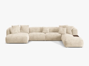 COLTAR MARTINA DREAPTA, 4+ LOCURI, 406 CM, DIVERSE CULORI SI MATERIALE, DESIGN DEOSEBIT - Img 17