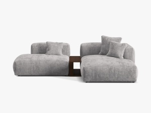 COLTAR MODULAR MARTINA DREAPTA, 2 LOCURI, 285 CM, DIVERSE CULORI SI MATERIALE, DESIGN DEOSEBIT - Img 14