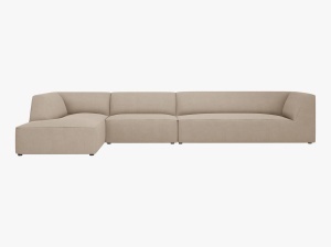 COLTAR MODULAR RUBY, STANGA, 5 LOCURI, 366 CM, DIVERSE CULORI SI MATERIALE, DESIGN DEOSEBIT - Img 11