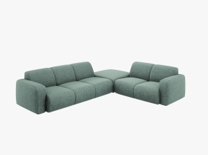 COLTAR MOLINO, DREAPTA, 6 LOCURI, 315 CM, DIVERSE CULORI SI MATERIALE, DESIGN DEOSEBIT - Img 18