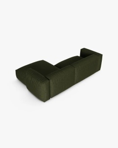 COLTAR PE DREAPTA MARTINA, 180X176 CM, ADANCIME SCAUN 90 CM, VERDE, TAPITAT CU TAPITERIE DIN TEXTIL STRUCTURAT BOSTON, MICADONI - Img 4