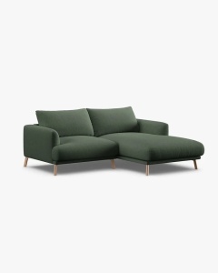 COLTAR PE DREAPTA, NAOMI, VERDE MUSCHI, 200X170 CM, TAPITAT CU TAPITERIE DIN TEXTIL STRUCTURAT LIBERTY, MICADONI - Img 3