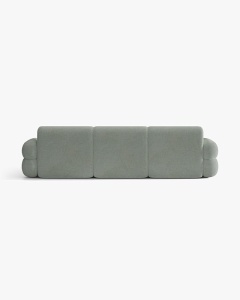 COLTAR PE DREAPTA, NEO,ALBASTRU PAL, 305X165 CM, TAPITAT CU TAPITERIE DIN TEXTIL CHENILLE SILENCIO, MICADONI - Img 4