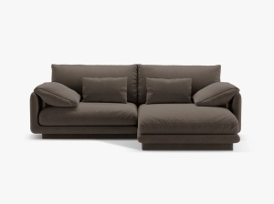 COLTAR TORINO, DREAPTA, 3 LOCURI, 220 CM, DIVERSE CULORI SI MATERIALE, DESIGN DEOSEBIT - Img 3