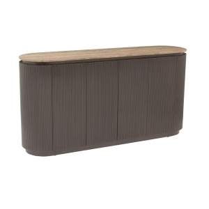 COMODA CU 4 USI, RUSSO, MARO, 214246, CONFECTIONAT DIN TRAVERTIN, ALAMA SI MDF, RICHMOND INTERIORS - Img 2