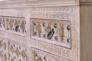 COMODA LIVING 150CM, COD 6630, DIN LEMN DE MANGO SCULPTAT, ARTIM GROUP SELECTION - Img 6