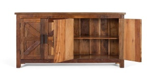 COMODA LIVING 180CM, COD 2139, DIN LEMN DE MANGO RECICLAT, CULOARE NATUR, ARTIM GROUP SELECTION - Img 2