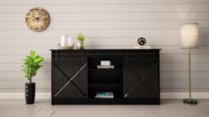 COMODA LIVING, CAMA-GRANERO-KOM-CZ/CZ 160CM, DIN PLACI LAMINATE SI MDF, DESIGN INDUSTRIAL - Img 8