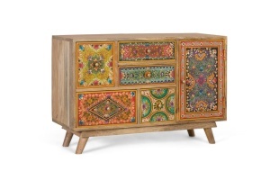 COMODA LIVING, CODE 1954, 81CM, LEMN DE MANGO, ARTIM GROUP SELECTION - Img 2