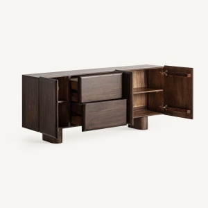 COMODA LIVING CRAIGH 179 CM, DIN LEMN DE MANGO SI METAL, DESIGN CONTEMPORAN, VICAL HOME - Img 3