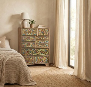 COMODA LIVING/DORMITOR, ARTIM 99CM, DIN LEMN DE MANGO, REALIZATA MANUAL, ARTIM GROUP SELECTION - Img 2