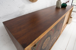 COMODA MANDALA, MANGO 160CM, COD 38729, DESIGN MODERN ORIENTAL - Img 4