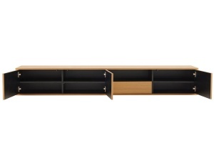 COMODA SUSPENDATA LOFT 200CM, REALIZATA DIN MDF SI FURNIR STEJAR, CULOARE NATUR, ARTIM GROUP SELECTION - Img 6