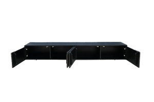 COMODA SUSPENDATA TV 200CM, MOUNTAIN SOUL, ASPECT PIATRA/NEGRU, DIN LEMN MASIV, ARTIM GROUP SELECTION - Img 6
