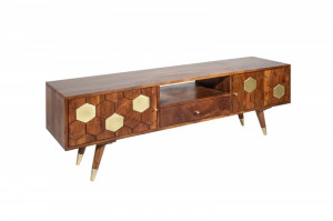 COMODA TV 140CM, MYSTIC, DIN LEMN SALCAM, STIL RETRO, ARTIM GROUP SELECTION - Img 6