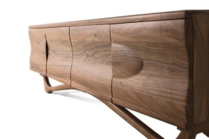 COMODA TV 170CM, LEMN DE SALCAM, GINER Y COLOMER - Img 5