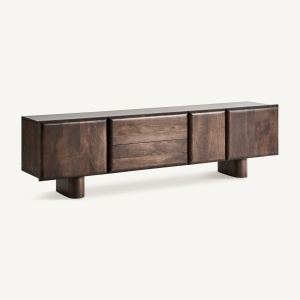 COMODA TV CRAIGH 200CM, DIN LEMN DE MANGO SI METAL, DESIGN CONTEMPORAN, VICAL HOME - Img 2