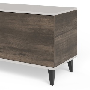 COMODA TV RANDOM 2 RTV-2, 180X52 CM, CASMIR/NUC/NEGRU, DIN MDF FURNIRUIT, POLIPROPILENA SI METAL, STIL MODERN - Img 6