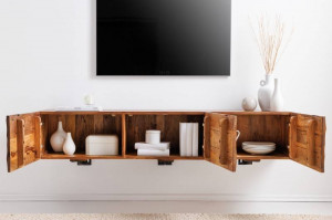 COMODA TV, SCORPION 160CM, LEMN MASIV MANGO, DESIGN RETRO, ARTIM GROUP SELECTION - Img 2