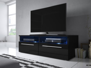 COMODA TV SIENA DIN LEMN SI PLACI LAMINATE - DIVERSE NUANTE - Img 7