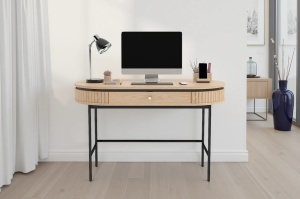 CONSOLA/BIROU, ATELIER 120CM, DIN LEMN DE MANGO SI METAL, ASPECT NATUR, ARTIM GROUP SELECTION - Img 4