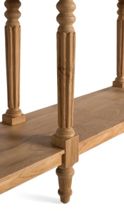 CONSOLA YAMBA 150CM, REALIZATA DIN LEMN DE TEC, CULOARE NATUR, GINER Y COLOMER - Img 9