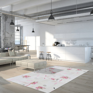 Covor 120x180 cm, model romantic, multicolor, ADELINE, 0000203346 - Img 2