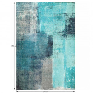 Covor 80x150 cm, albastru/gri, ESMARINA TIP 2, 0000203333 - Img 4