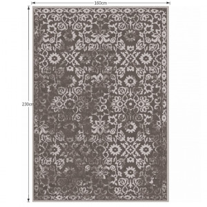Covor vintage 160x230 cm, maro, MORIA, 0000194635 - Img 5