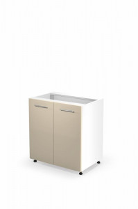 DULAP BUCATARIE VENTO BEJ/ALB D-80/82 STIL MODERN HALMAR - Img 1