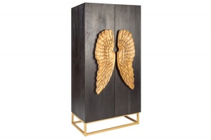 DULAP LIVING 140CM, DIN LEMN MASIV DE MANGO SI METAL, CU ORNAMENTE DEOSEBITE, ARTIM GROUP SELECTION - Img 5