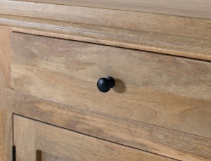 DULAP LIVING, 226CM, LEMN DE MANGO, CULORE NATUR, DESIGN RUSTIC, ARTIM GROUP SELECTION - Img 4