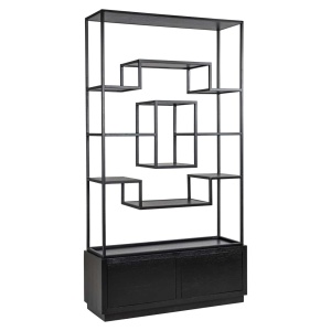 DULAP/ORGANIZATOR BONVOY, 211398, NEGRU, DIN FURNIR DE STEJAR, STIL MODERN, RICHMOND INTERIORS