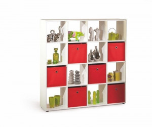 DULAP ORGANIZATOR CABOTO 16 ALB STIL MODERN HALMAR