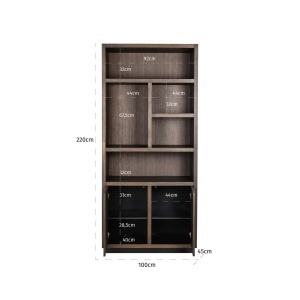 DULAP/ORGANIZATOR OAKURA, 211678, MARO, DIN FURNIR DE STEJAR, STIL INDUSTIAL, RICHMOND INTERIORS - Img 6