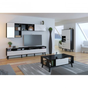 DULAP ORGANIZATOR SVEN 2D3S DIVERSE VERSIUNI DIN PLACI LAMINATE SI LEMN VLD - Img 8