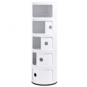 DULAPIOR COMBI 5, ALB, DIN ABS, STIL MODERN - Img 2