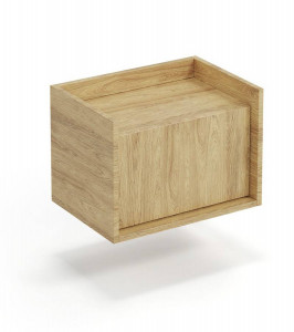 DULAPIOR MODULAR MOBIUS 1D, NATUR, 36X50 CM, DIN PAL MELAMINAT, STIL MODERN