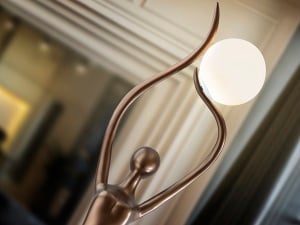 FIGURINA DECORATIVA( LAMPADAR), EL ARBOL, 715591, CU LED 190CM, FIBRA DE STICLA, RASINA SI LED, DESIGN MODERN - Img 3