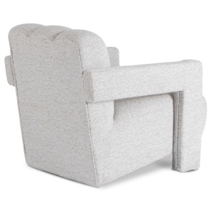 FOTOLIU, ARTIM MEBLE, REALIZAT DIN MATERIAL BOUCLE GRI SI METAL, STIL MODERN - Img 4