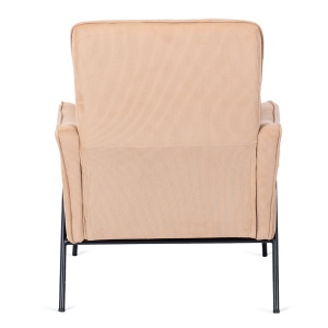 FOTOLIU, ARTIM MEBLE, REALIZAT DIN MATERIAL TEXTIL BEJ SI METAL, STIL MODERN - Img 5