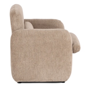 FOTOLIU, ARTIM MEBLE, REALIZAT DIN MATERIAL TEXTIL BEJ SI METAL, STIL MODERN - Img 4